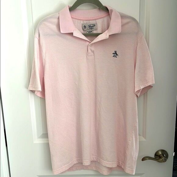 Original Penguin Men's Pink Polo Shirt - Picture 1 of 6
